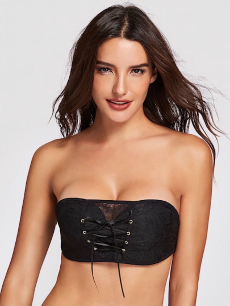 Pull together Push up Bra Strapless